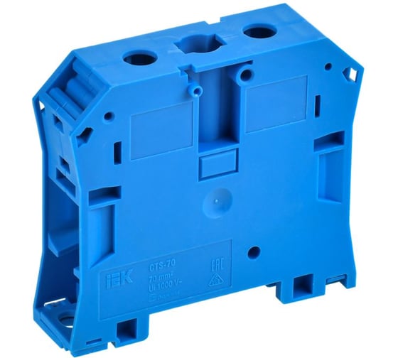 Клемма винтовая IEK ARMAFIX CTS 70мм2 синяя YCT10-00-K07-070