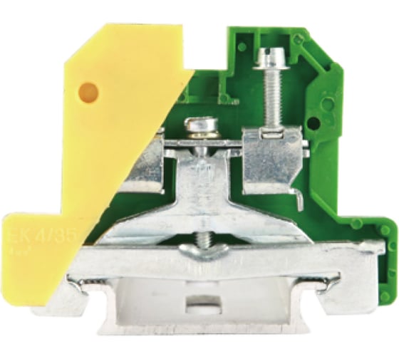 Клемма заземления Leipole 4мм2 JEK4/35 (50 шт в упак) 1011.032