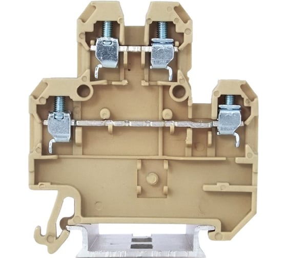 Двухслойная клемма Leipole JDK4QV/35 (50 шт в упак) 1011.020