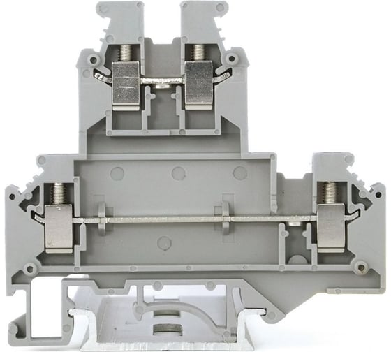 Двухслойная клемма Leipole 5мм2 JUKK5-BU (50 шт в упак) 1010.049