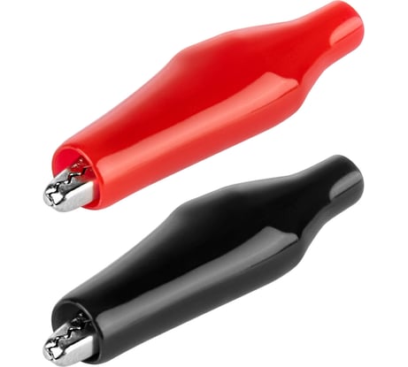 Зажим крокодил для проводов TDM ELECTRIC 3А 40мм в изоляции 5 шт+5 шт SQ0541-0017