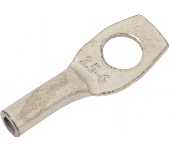 Наконечник TDM ELECTRIC медный луженый ТМЛ 2,5-6-2,6 ГОСТ 7386-80 15 штук/упаковка SQ0533-2009