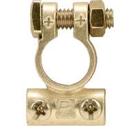 Клемма Alca для АКБ + с кабельной разводкой цинковый сплав в блистере 509510