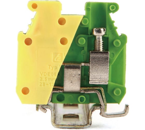 Микро-клемма заземления Leipole 5мм2 JMBK5/E-Z-PE (100 шт в упак) 1010.073