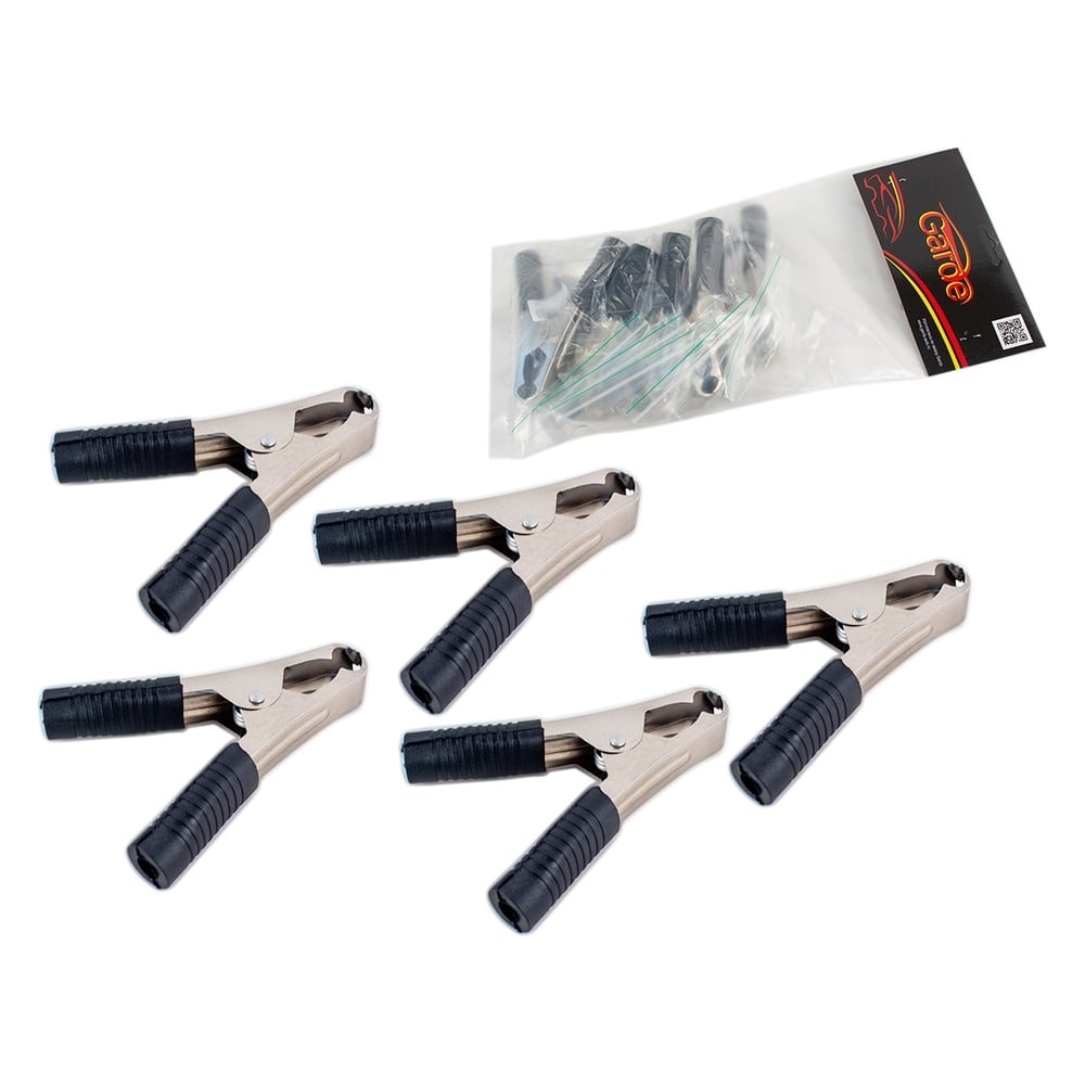 Клемма-зажим крокодил Garde 100А L-100мм черный G1010B - выгодная цена ...