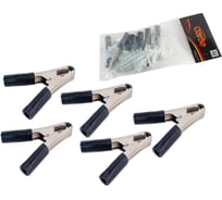 Клемма-зажим крокодил Garde 100А L-100мм черный G1010B