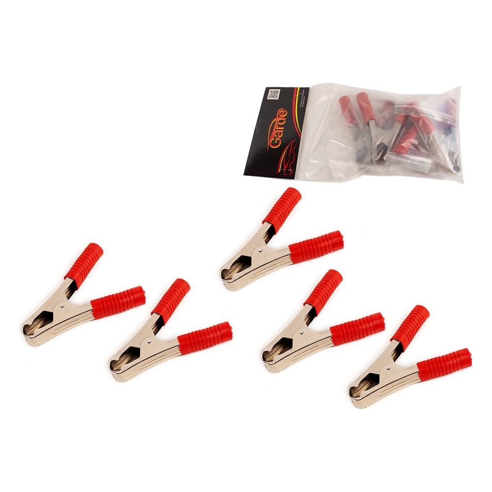 Клемма-зажим крокодил Garde 100А L-100мм красный G1010R - выгодная цена ...
