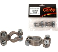 Клемма АКБ Garde + - без проводов цинк 50мм с крепежом под болты G2550B