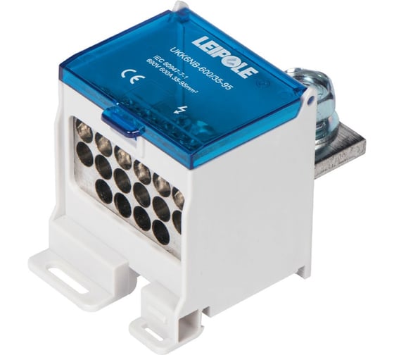 Распределительный блок (коробка) Leipole 600А 690В на DIN-рейку UKK6NB-600/35-95/16x16 5012.123