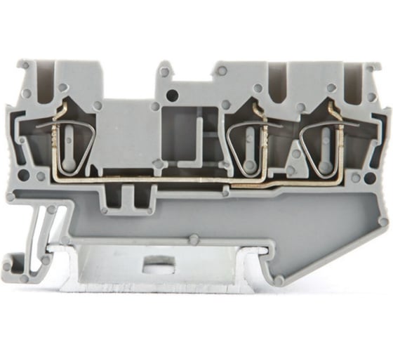 Пружинная клемма Leipole 1 вход 2 выхода 2.5мм2 JST2.5-TW BU (50 шт. в упаковке) 1012.046