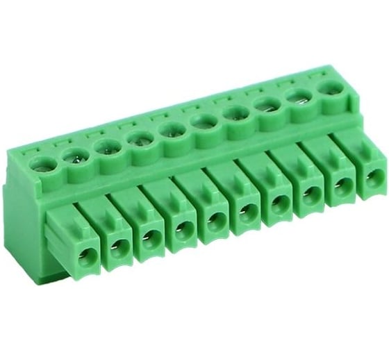 Клеммник Golten 8-контактный 3.5мм, угловой 15EGTK-3.5-08P-14-00, 10 шт erp847840
