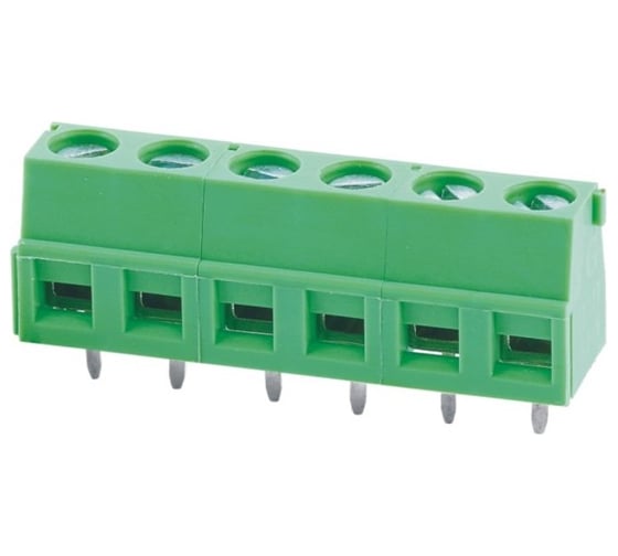 Клеммник Golten 2-контактный 5.08, прямой GT127-5.08-02P-14-00, 50 шт erp847914