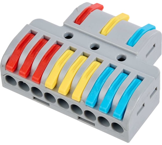Клеммный рычажный зажим WOLTA 40 шт. WTB-LTB/633-G