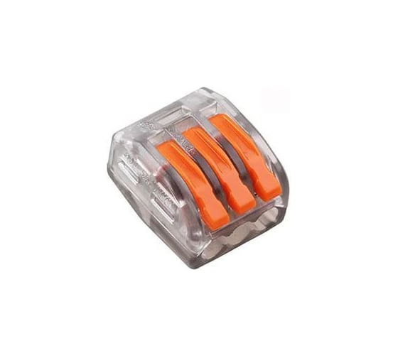 Соединитель клеммный RIPO PCT-213/A (аналог 222-413) 3 контакта(упк.50 шт.) 008-400034-50