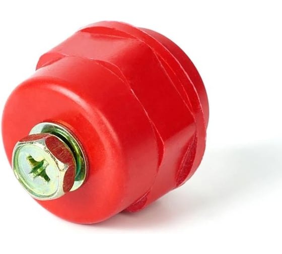 Изолятор силовой HLT SM25 Н25_D27xМ6мм с болтом (10шт./уп) 086-01-10