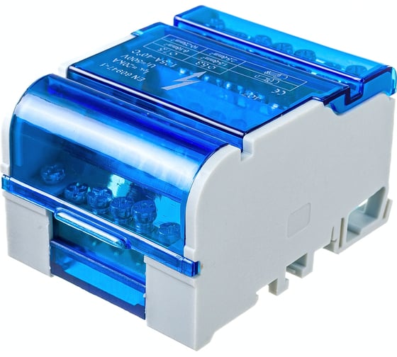 Шина на DIN-рейку в корпусе (кросс-модуль) STEKKER 4x7 3L+PEN LD505-407 39683