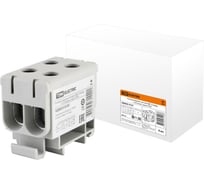 Силовая вводная клемма TDM ELECTRIC КВС 4 ввода, 6-50 кв.мм., серая SQ0833-0101