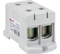 Вводная силовая двойная клемма EKF КСВ 35-150 серая PROxima kvs2-35-150-grey