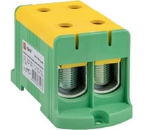 Вводная силовая двойная клемма EKF КСВ 35-150 желто-зеленая PROxima kvs2-35-150-y-green