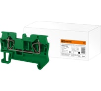 Безвинтовой клеммный зажим TDM ELECTRIC (ЗКБ) 1,5 мм2, 17,5А, зеленый SQ0822-0086