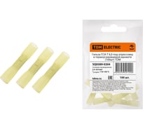 Гильза TDM ELECTRIC ГСИ-Т 6,0 под опрессовку, в термоусаживаемой манжете, 100 штук SQ0589-0204