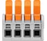 Клемма монтажная разъёмная 4 x 0,2-(2,5)4,0 кв.мм., рычажная, 2 шт MasterProf ЭТ.010107 5