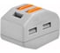 Клемма монтажная соединительная MasterProf 2 x 0,08-(2,5)4,0 кв.мм, рычажная, 3 шт ЭТ.010079 2