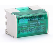 Кросс-модуль на DIN-рейку DEKraft ШН-103, 2x7, групп 100 А 32015DEK