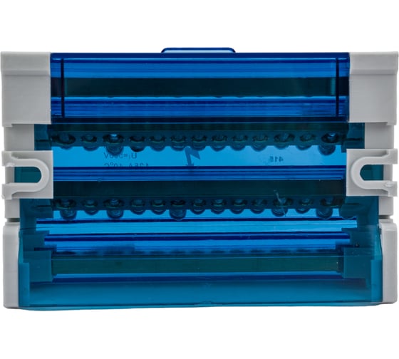 Шины STEKKER на DIN-рейку в корпусе (кросс-модуль) 4x15 3L+PEN LD505-415 39685