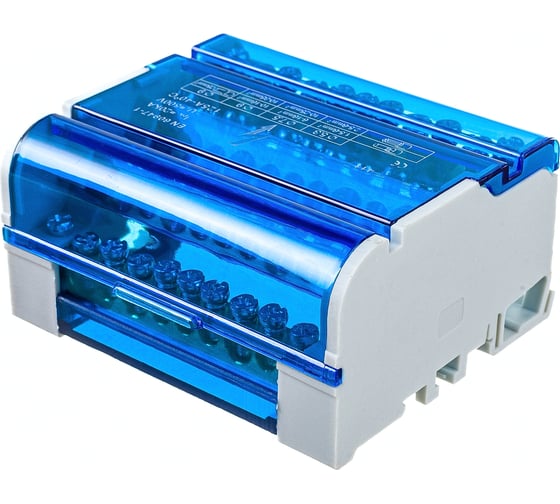 Шины на DIN-рейку STEKKER в корпусе (кросс-модуль) 4x11 3L+PEN LD505-411 39684