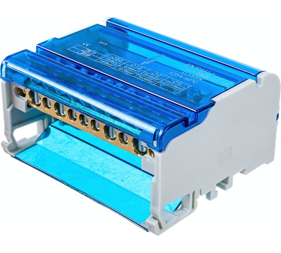 Шины на DIN-рейку STEKKER в корпусе (кросс-модуль) 4x11 3L+PEN LD505-411 39684