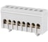 Шина TDM ELECTRIC L фаза, в сером изоляторе, на DIN-рейку, 6x9мм, 8 групп SQ0801-0210 1