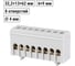 Шина TDM ELECTRIC L фаза, в сером изоляторе, на DIN-рейку, 6x9мм, 8 групп SQ0801-0210 2