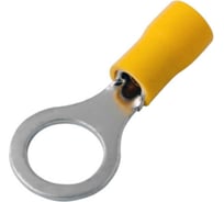 Кольцевой изолированный наконечник REXANT d 10,5 мм 4-6 мм2, НКи 6.0-10 желтый 100 шт 08-0055