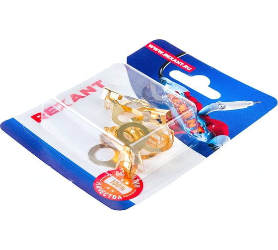 Кольцевой наконечник REXANT d 8.2мм, 1.0-1.5мм2, НК 8-1,0-1,5 10 шт 06-0425-A