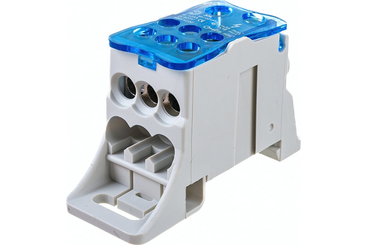 Распределительный блок на DIN-рейку ЭРА NO-122-40 РБД-125А Б0051114 ...