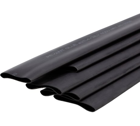 Клеевая термоусадка REXANT ТТК (2:1)-25.4/12.7 черная 26-2108