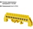 Шина PE земля TDM ELECTRIC в желтом изоляторе на DIN-рейку 8x12мм 12 групп SQ0801-0217 4