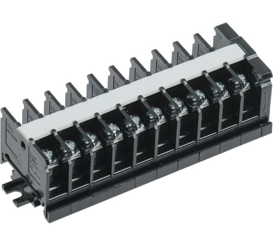 Блок зажимов IEK БЗН TK-020 2,5 мм2 20А на DIN-рейку 10 пар YZN43-10-002-K02 1