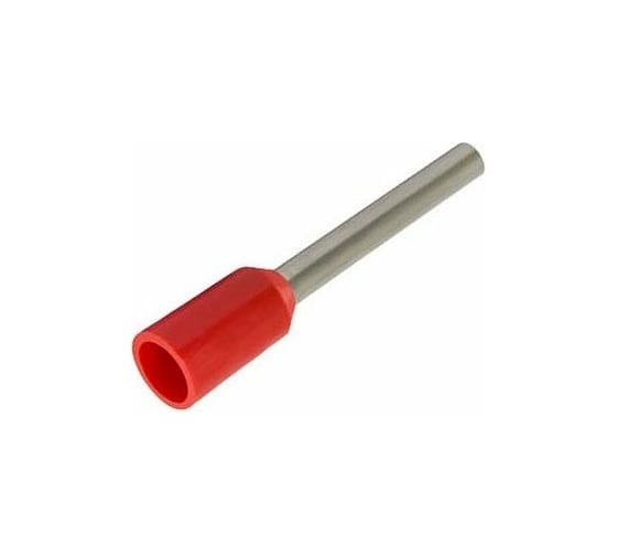 Наконечник-гильза НГИ1 General Lighting Systems GNGI-E-1-12 красный с напылением 475751