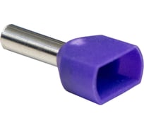 Наконечник-гильза НГИ2 General Lighting Systems GNGI-E2-2x2.5-10 фиолетовый с напылением 475769