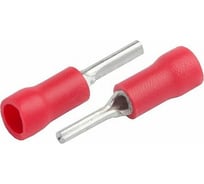 Наконечник НКИш General Lighting Systems круглый штыревой GNPI-1.25-22 красный с напылением 475720