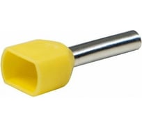 Наконечник-гильза НГИ2 General Lighting Systems GNGI-E2-2x1-10 желтый с напылением 475766