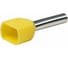Наконечник-гильза НГИ2 General Lighting Systems GNGI-E2-2x1-10 желтый с напылением 475766 1