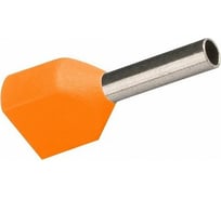 Наконечник-гильза НГИ2 General Lighting Systems GNGI-E2-2x0.5-8 оранжевый с напылением 475762