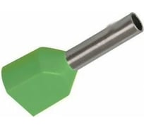 Наконечник-гильза НГИ2 General Lighting Systems GNGI-E2-2x1-8 светло-зеленый с напылением 475765