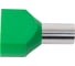 Наконечник-гильза НГИ2 General Lighting Systems GNGI-E2-2x16-14 зеленый с напылением 475774 3