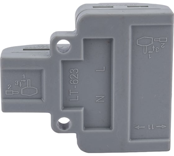 Универсальная клемма General Lighting Systems GTER7-26 монтажная, разветвительная 2x6 проводов 800496