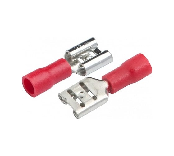 Разъем General Lighting Systems РпИм 125-250 плоский "мама" GRIM-125-74 красный с напылением 475727 1