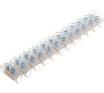 Клеммная винтовая колодка STEKKER, линейка 12 штук, полиэтилен, LD227-15A DIY 39897
